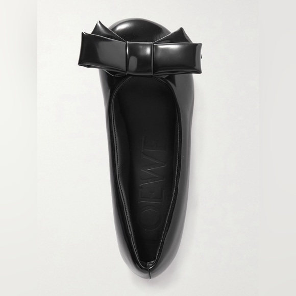 Loewe Black Patent Leather Bow Flats
Size: 37 (US 7) - Picture 11 of 11